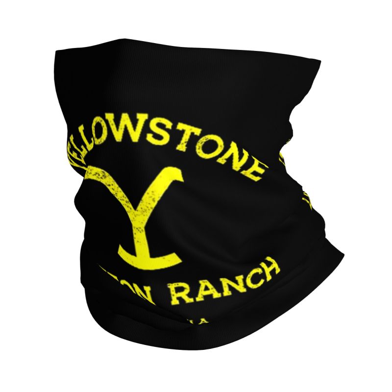Outdoor Camping Winter - Yellowstone Dutton Ranch Print Bandana Neck