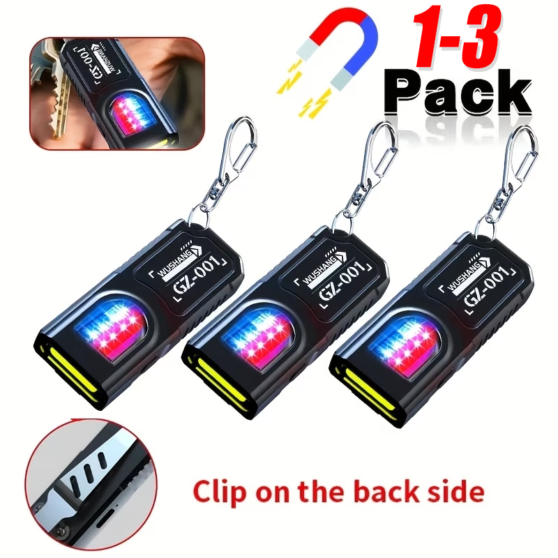 Outdoor Camping Adventure Lamp - Powerful Mini COB LED Keychain Flashlight