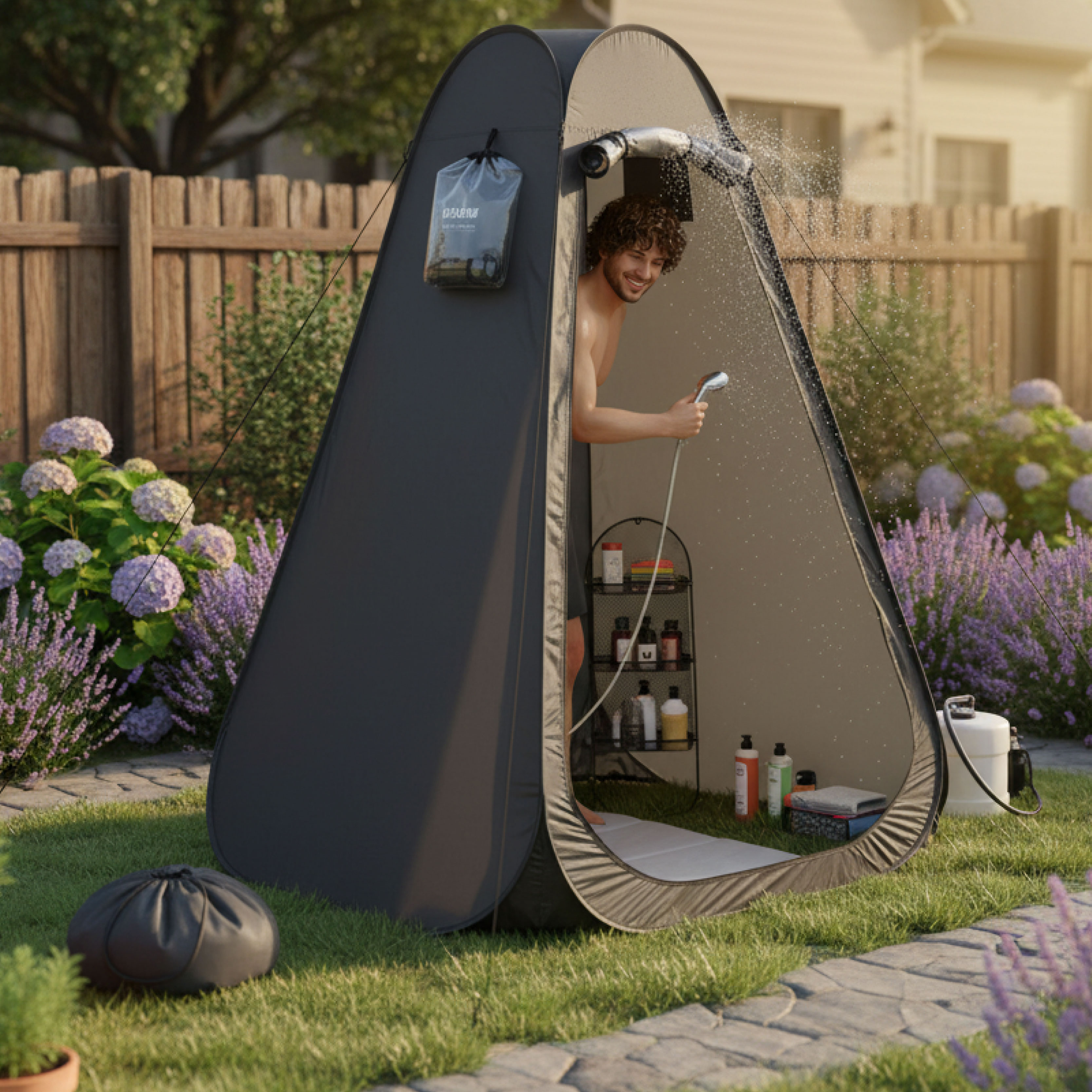 Outdoor Camping House - Portable Pop-Up Privacy Tent Outdoor Shower