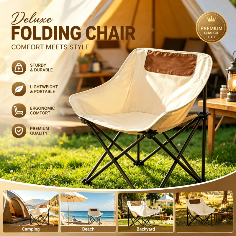Outdoor Camping Hammock Chair - Outdoor Folding Camping Chair, Ultra Light