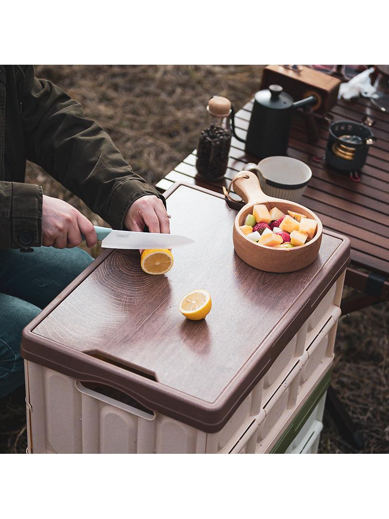 Outdoor Camping Warehouse - Multifunctional Outdoor Camping Storage Box Wooden