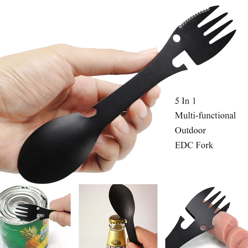 Outdoor Camping Dining Set - Camping Utensils Set Stainless Steel Outdoor