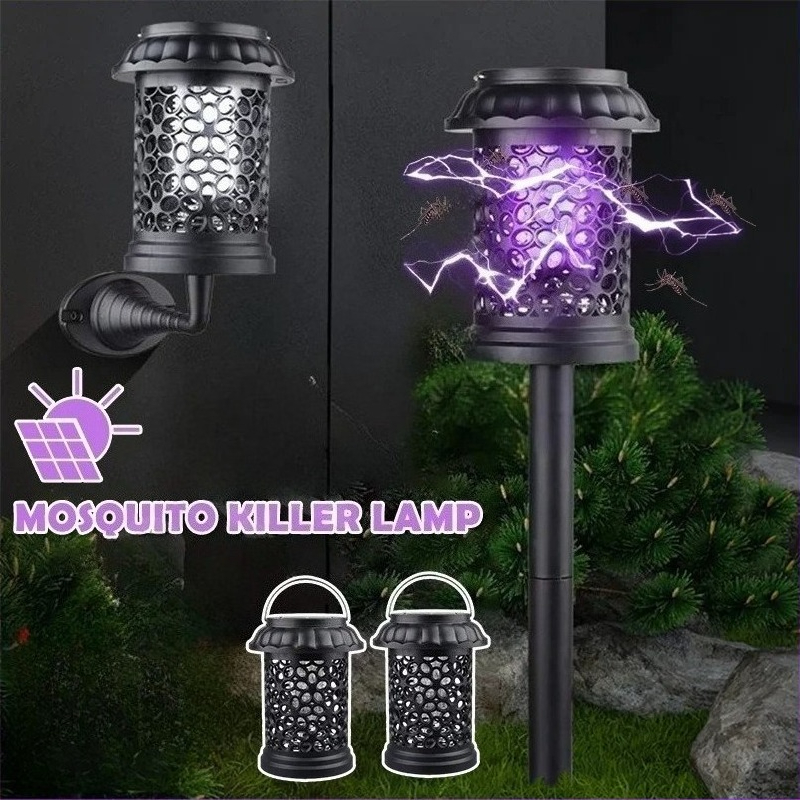 Outdoor Camping Bug Zapper - 1-4PCS 3 In 1 Solar Powered