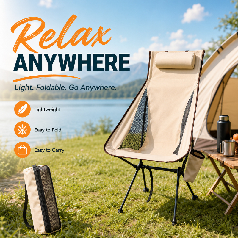 Outdoor Camping Hammock Chair - Westtune Portable Folding Camping Chair with