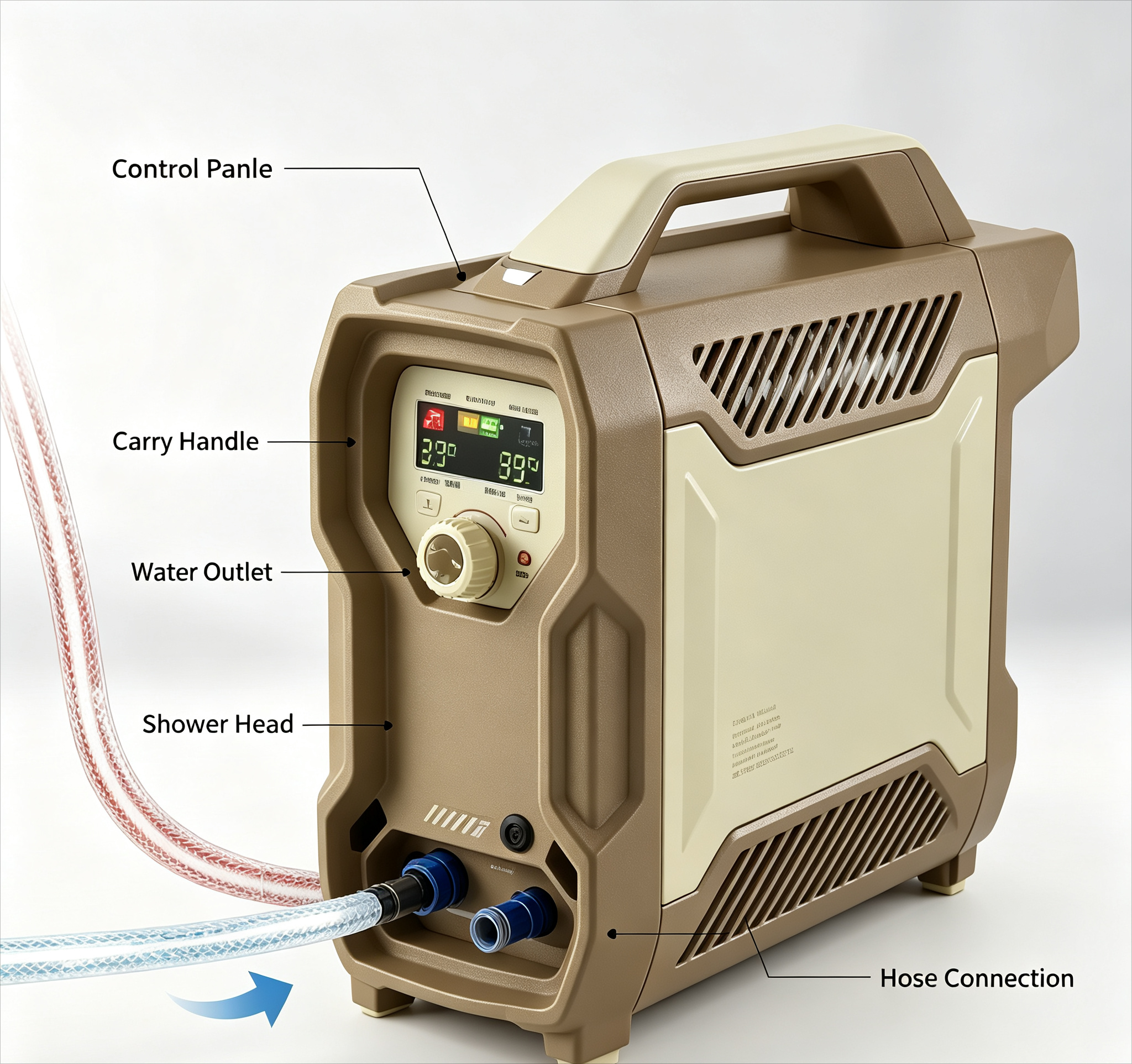Portable Electric Water Heater - Outdoor Camping Hot Water Heater avaliação e preço