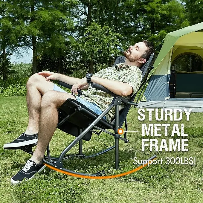 Custom   Oversized Folding Roc - Outdoor Camping Rocker avaliação e preço