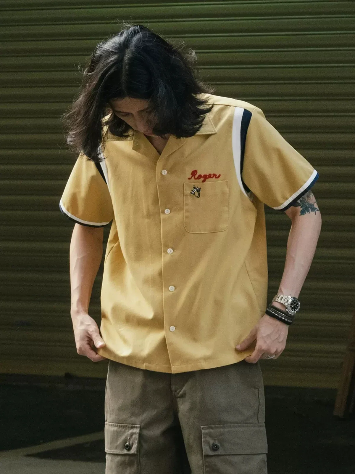 Non Stock Retro Bowling Shirt  - Outdoor Camping Rocker avaliação e preço