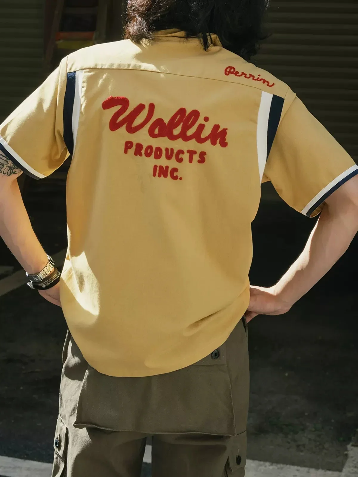 Non Stock Retro Bowling Shirt  - Outdoor Camping Rocker avaliação e preço