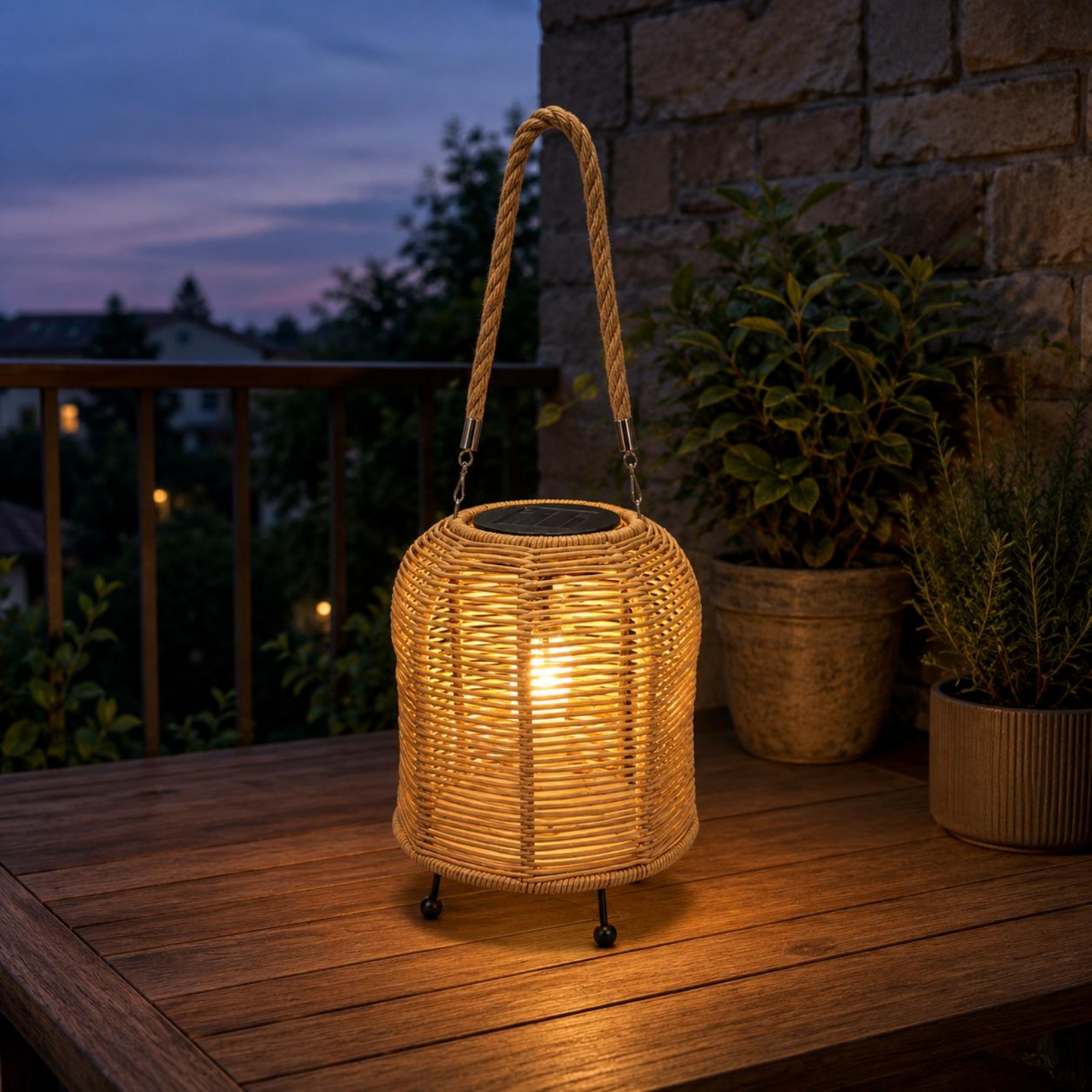 Handwoven Solar Lantern Braide - Outdoor Camping Lantern avaliação e preço