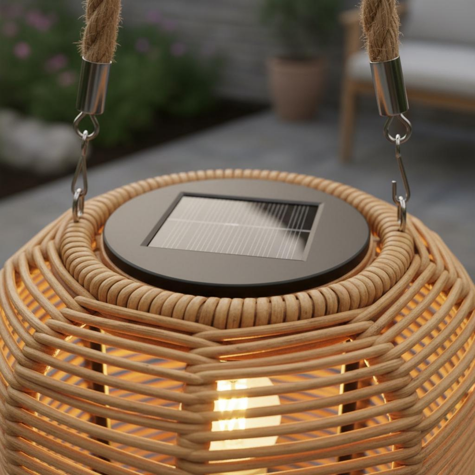 Handwoven Solar Lantern Braide - Outdoor Camping Lantern avaliação e preço
