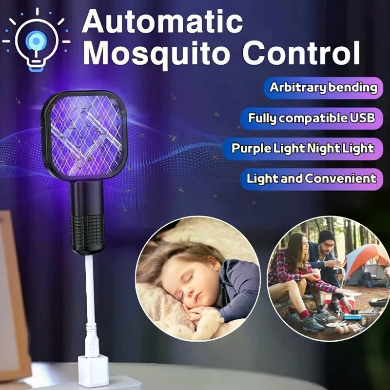 USB Mosquito Swatter Trap UV L - Outdoor Camping Bug Zapper avaliação e preço
