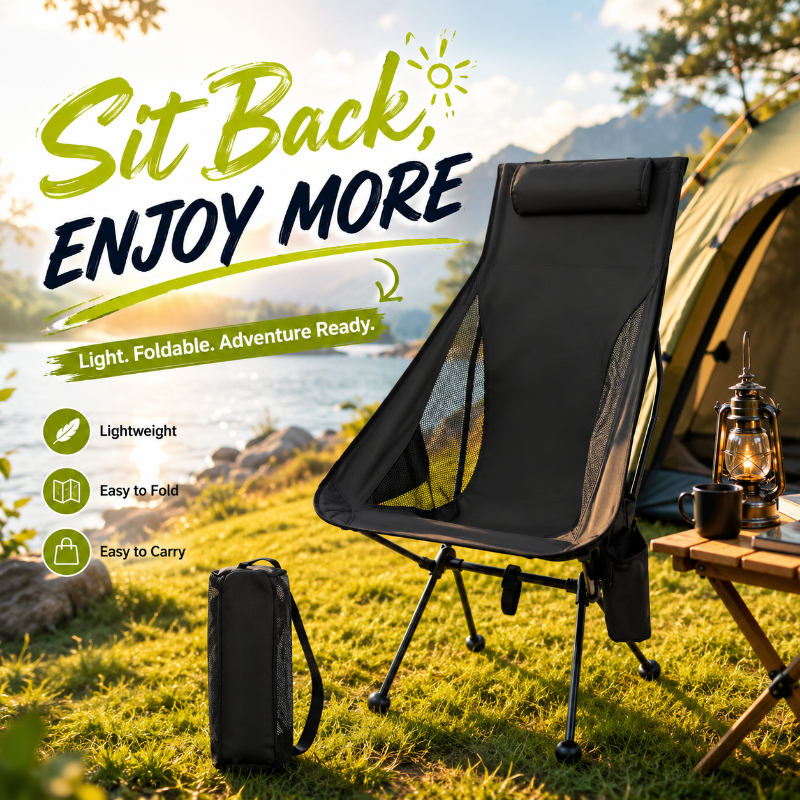 Folding Portable Camping Loung - Outdoor Camping Hammock Chair avaliação e preço
