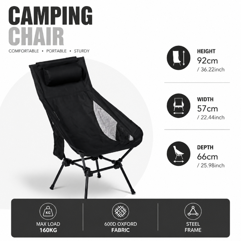 Folding Portable Camping Loung - Outdoor Camping Hammock Chair avaliação e preço