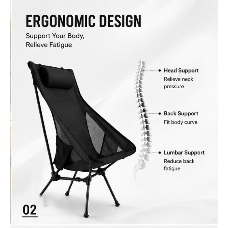 Folding Portable Camping Loung - Outdoor Camping Hammock Chair avaliação e preço