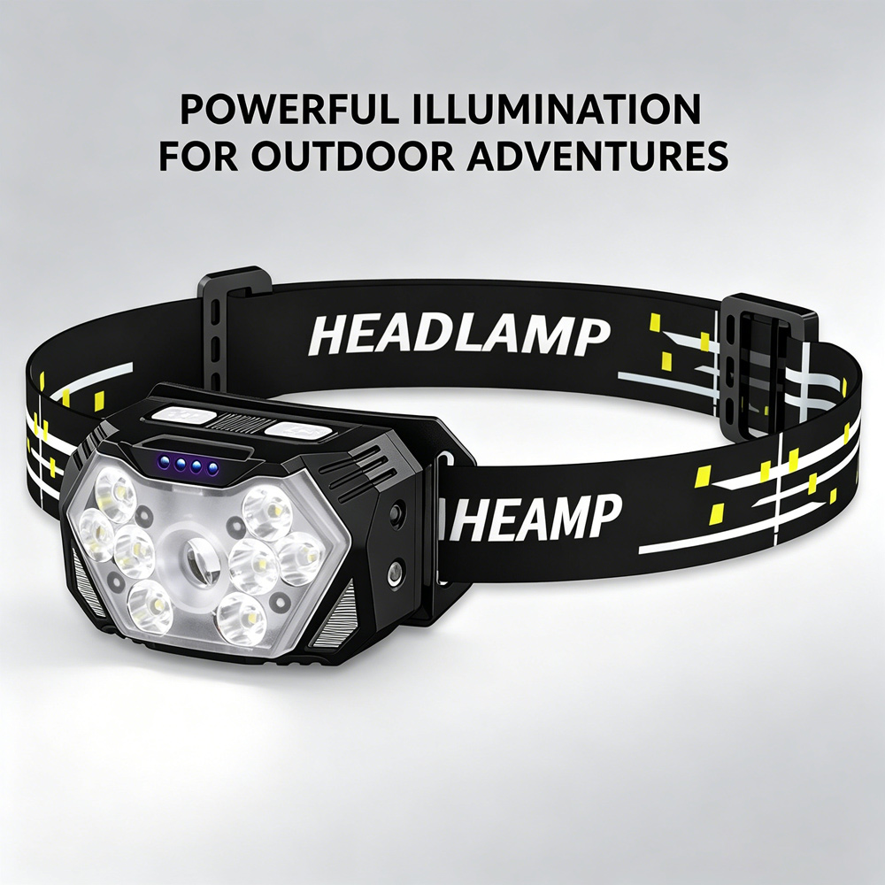 Waterproof LED Head Torch Type - Outdoor Camping Jobs avaliação e preço