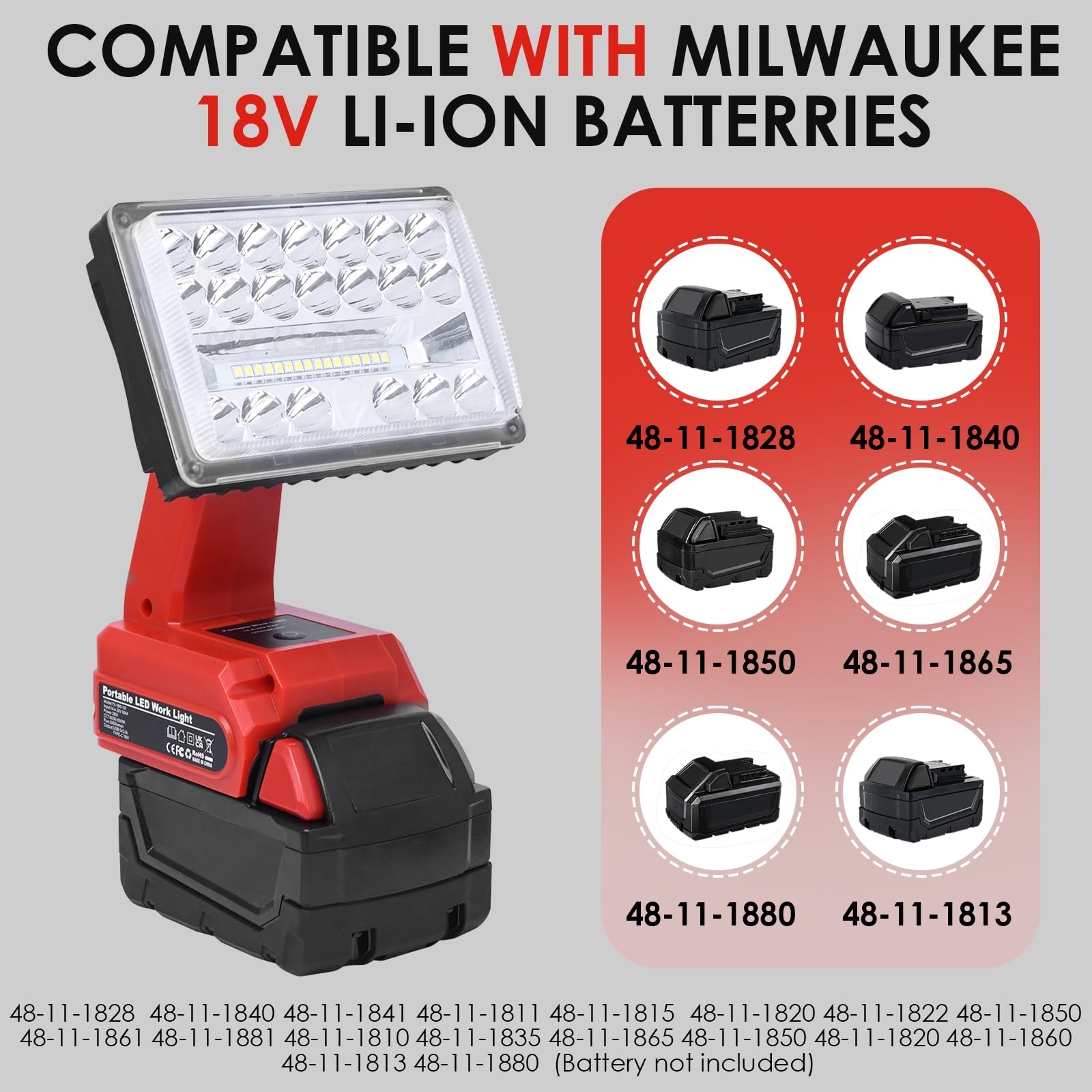 Portable Flashlight Compatible - Outdoor Camping Jobs avaliação e preço