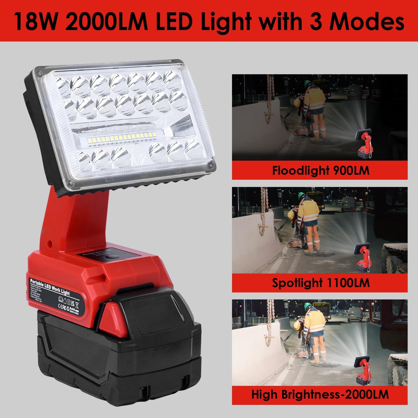 Portable Flashlight Compatible - Outdoor Camping Jobs avaliação e preço