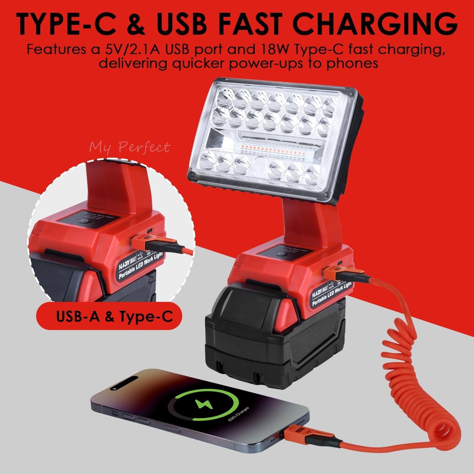 Portable Flashlight Compatible - Outdoor Camping Jobs avaliação e preço