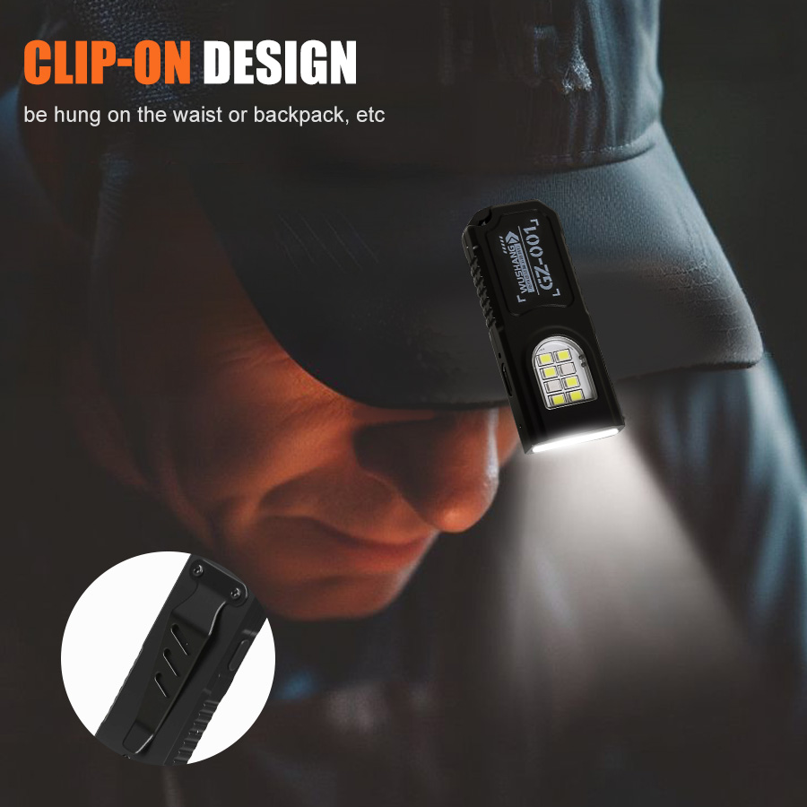 Powerful Mini COB LED Keychain - Outdoor Camping Adventure Lamp avaliação e preço
