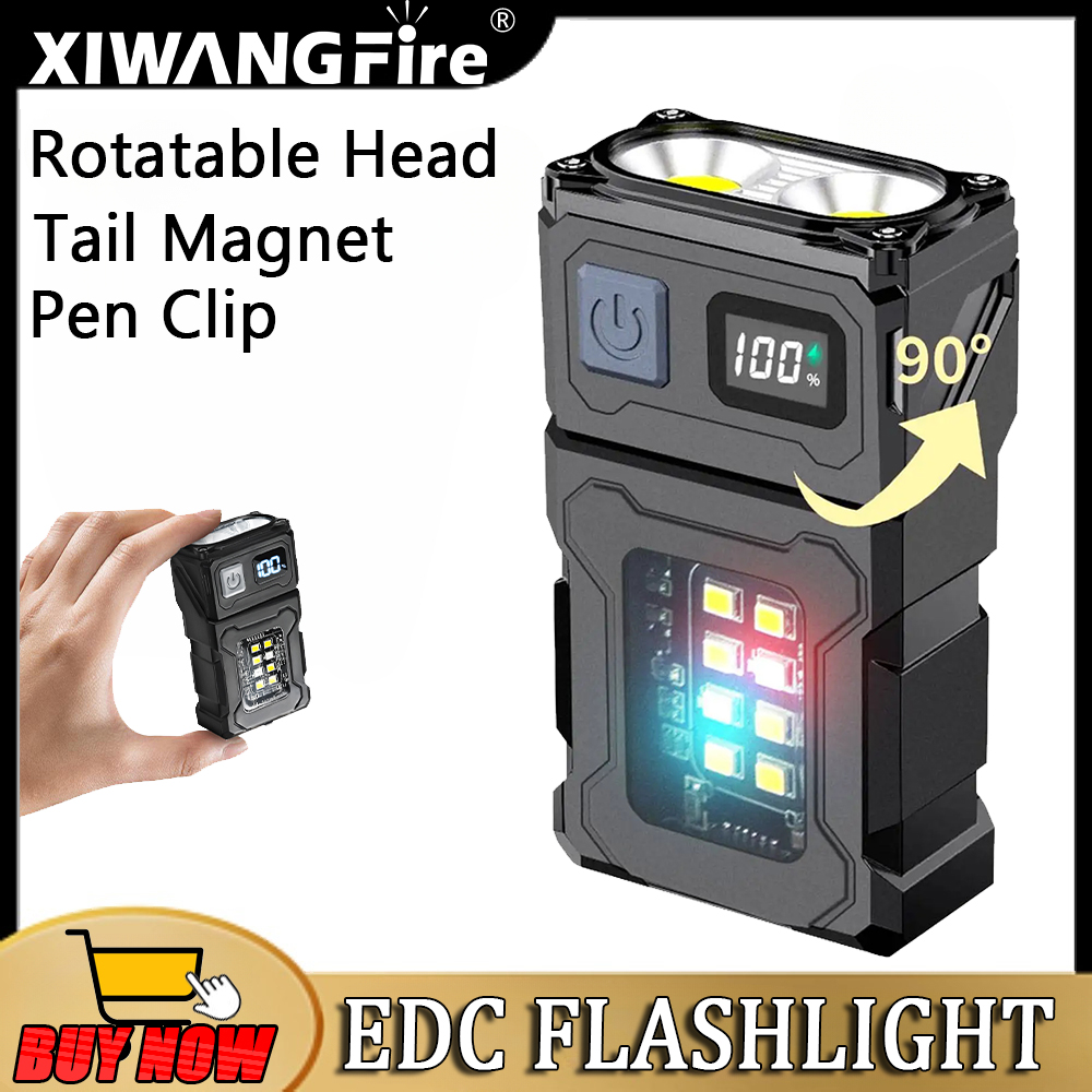Mini LED Handheld Flashlights  - Outdoor Camping Lantern avaliação e preço