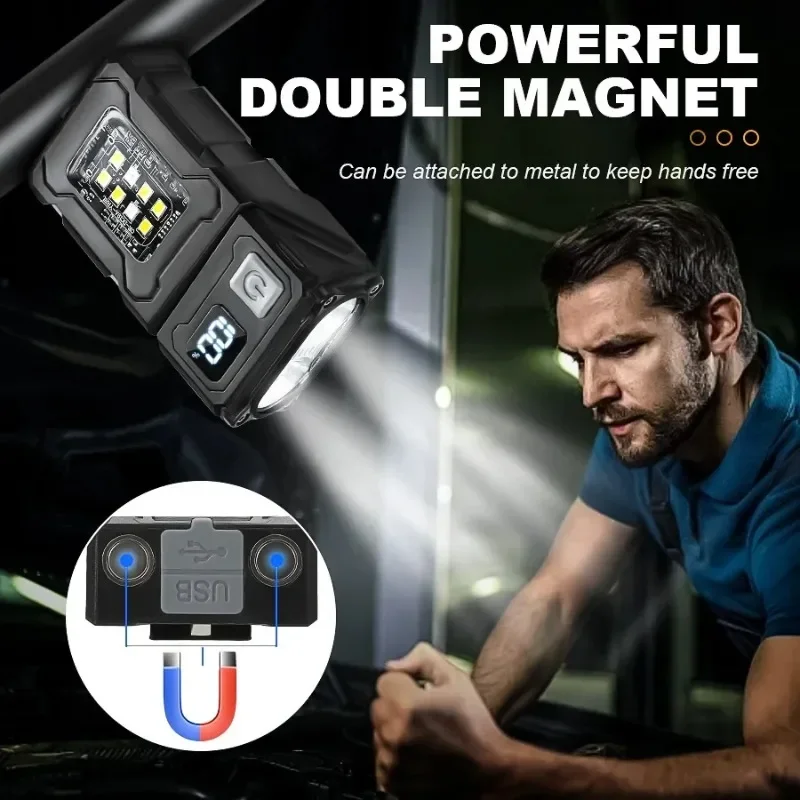 Mini LED Handheld Flashlights  - Outdoor Camping Lantern avaliação e preço