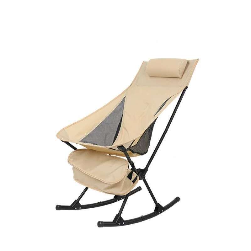 Folding Rocking Camping Chair  - Outdoor Camping Rocker avaliação e preço