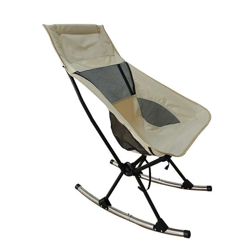 Folding Rocking Camping Chair  - Outdoor Camping Rocker avaliação e preço