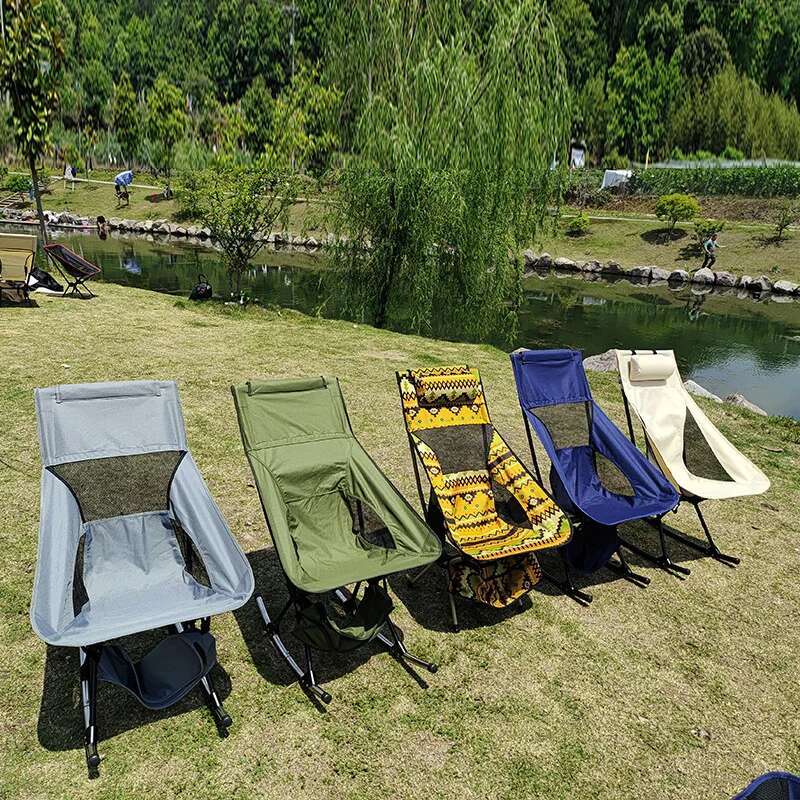 Folding Rocking Camping Chair  - Outdoor Camping Rocker avaliação e preço