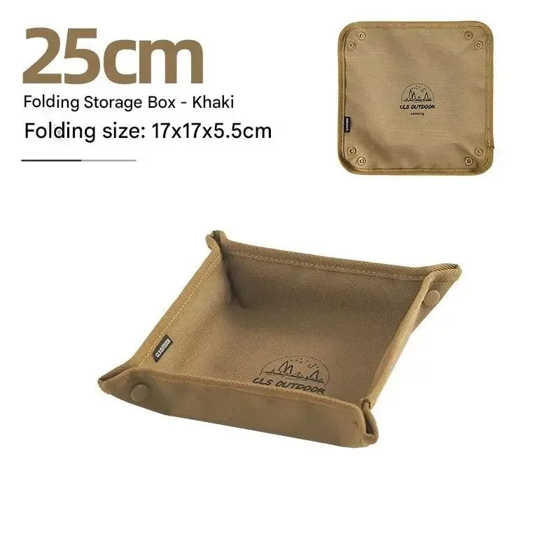Camping Storage Tray Home Trav - Outdoor Camping Folding Storage Box avaliação e preço
