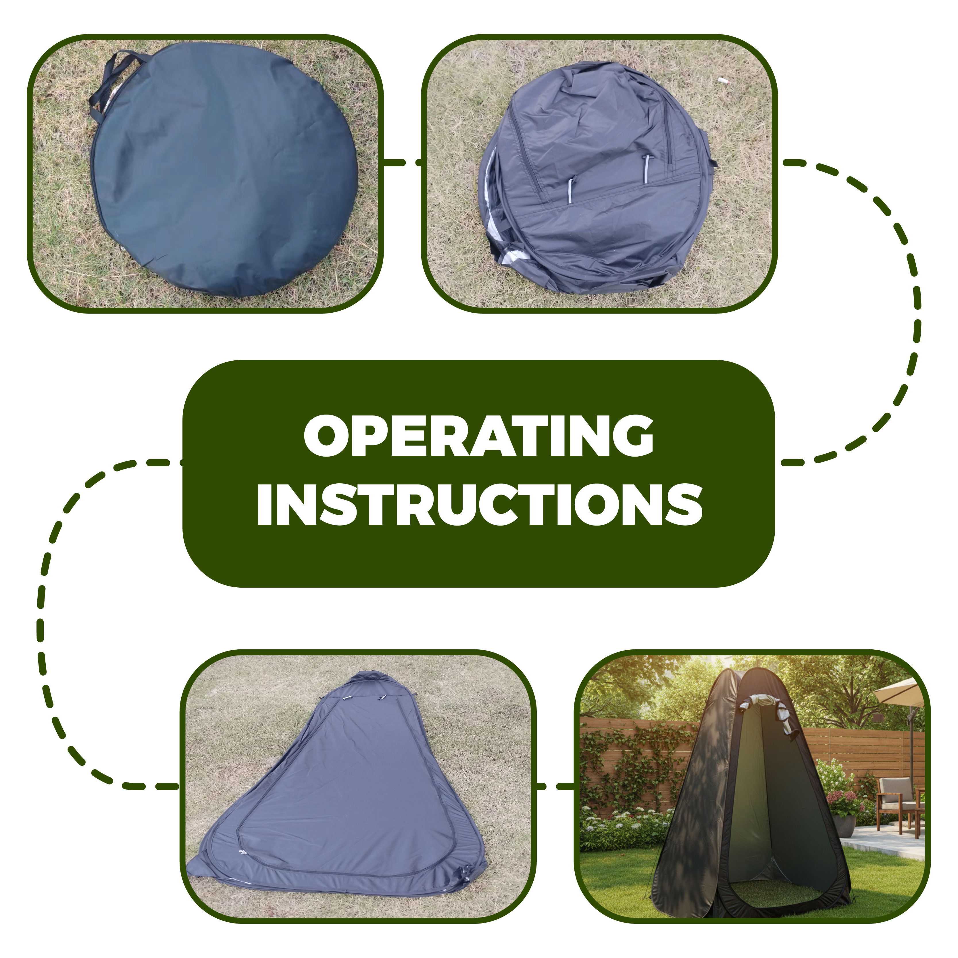 Portable Pop-Up Privacy Tent O - Outdoor Camping House avaliação e preço