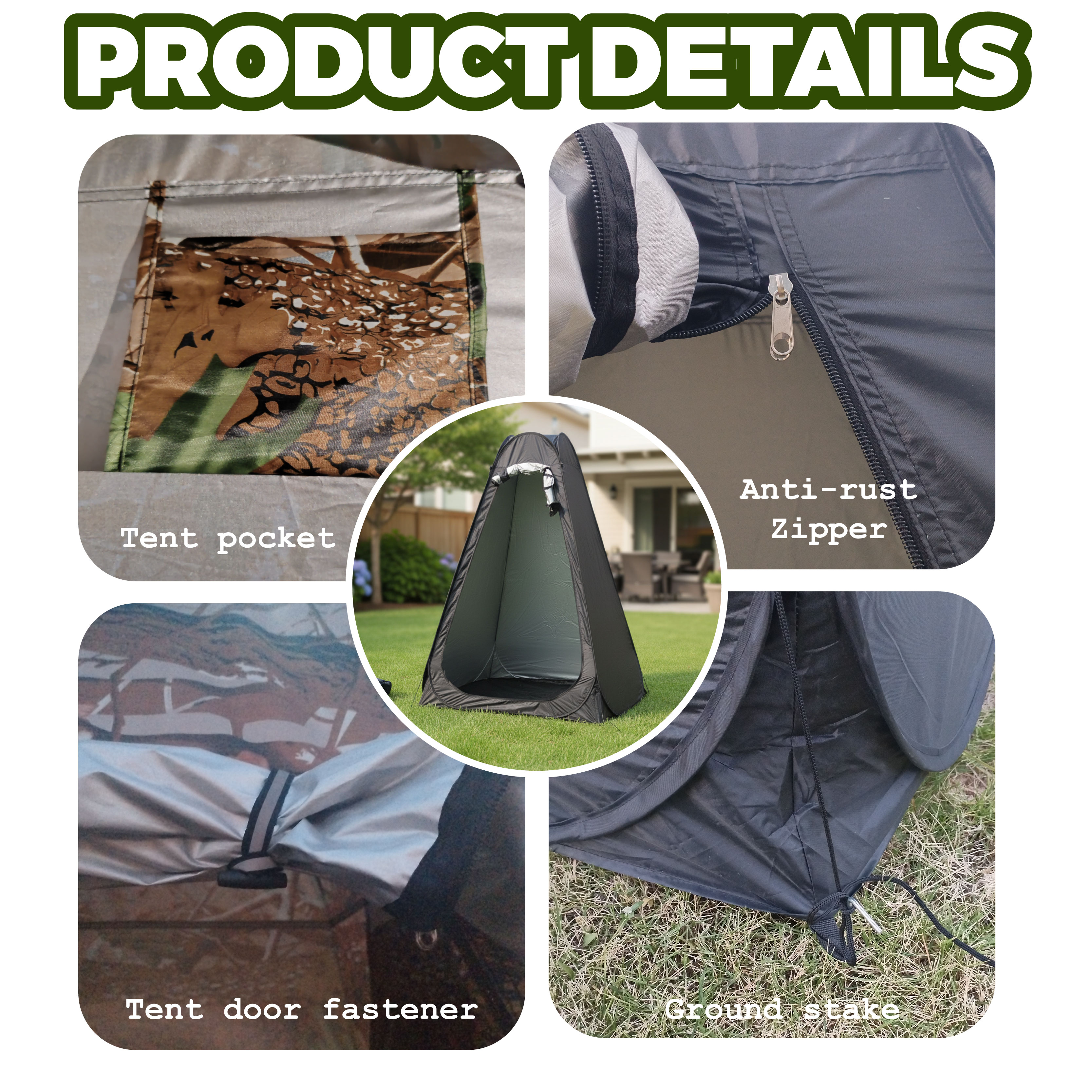 Portable Pop-Up Privacy Tent O - Outdoor Camping House avaliação e preço
