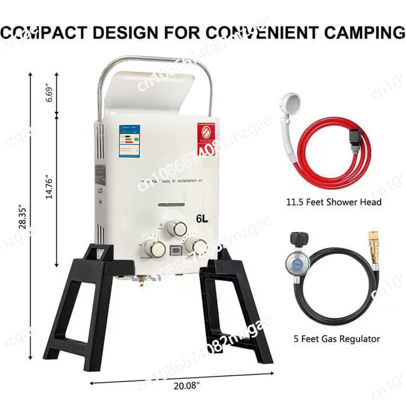 New Tankless Water Heater Outd - Outdoor Camping Hot Water Heater avaliação e preço