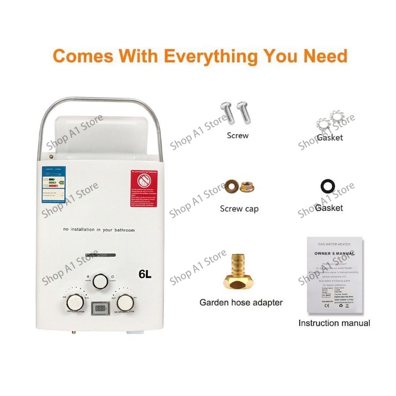 Water Heater 6L Outdoor Campin - Outdoor Camping Hot Water Heater avaliação e preço