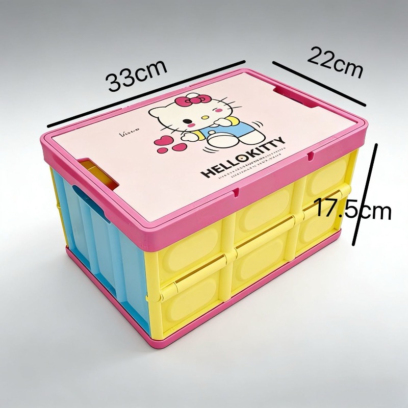 Hello Kitty Colorful Camping F - Outdoor Camping Folding Storage Box avaliação e preço