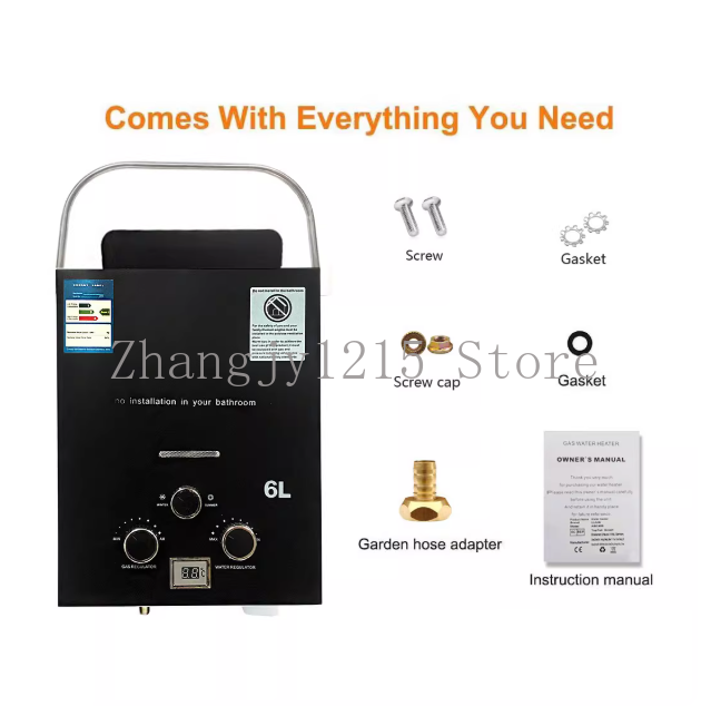 Propane LPG  Gas Tankless Wate - Outdoor Camping Hot Water Heater avaliação e preço