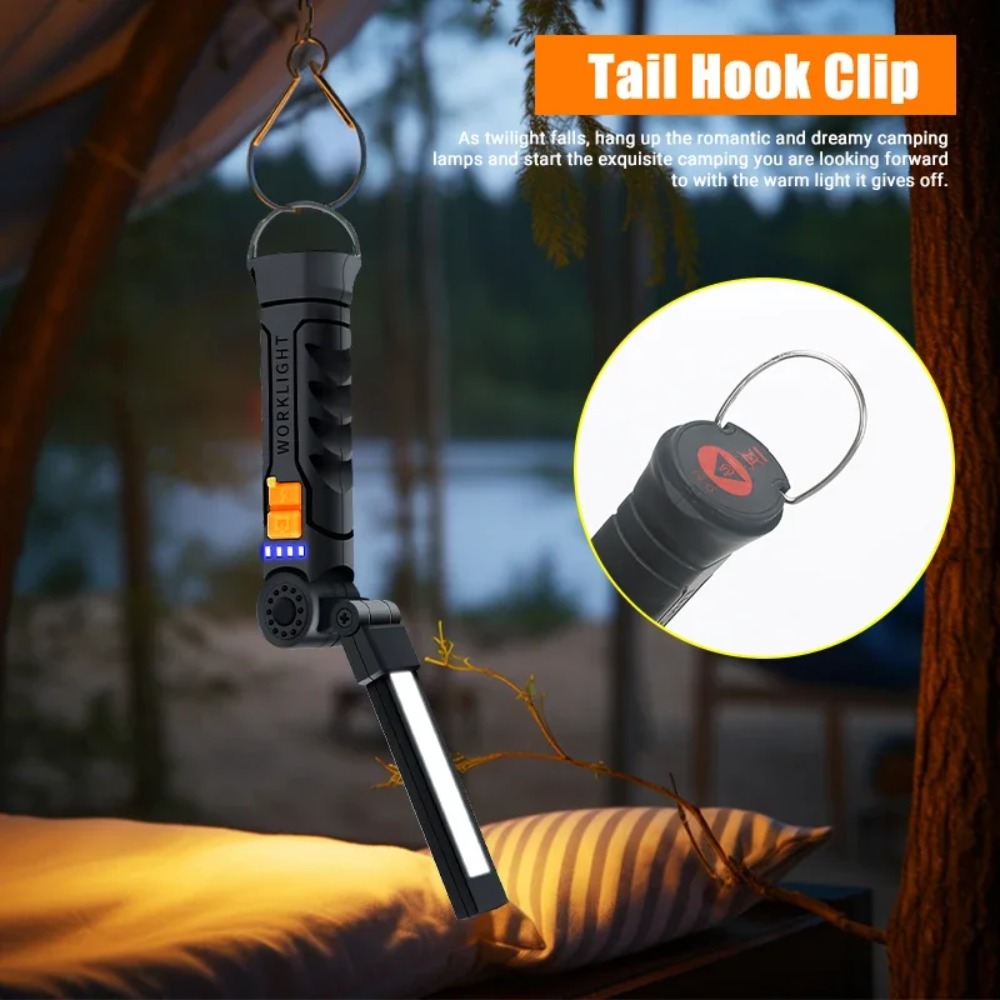 Portable COB LED Flashlight US - Outdoor Camping Adventure Lamp avaliação e preço