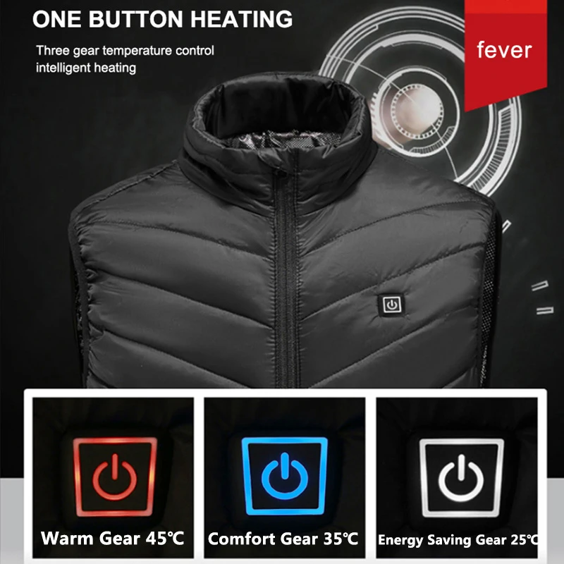 Electric Heated Hunting Vest W - Outdoor Camping Zone avaliação e preço