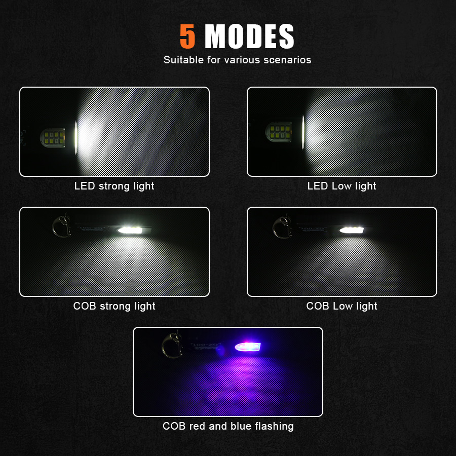 Multifunctional Keychain Flash - Outdoor Camping Adventure Lamp avaliação e preço