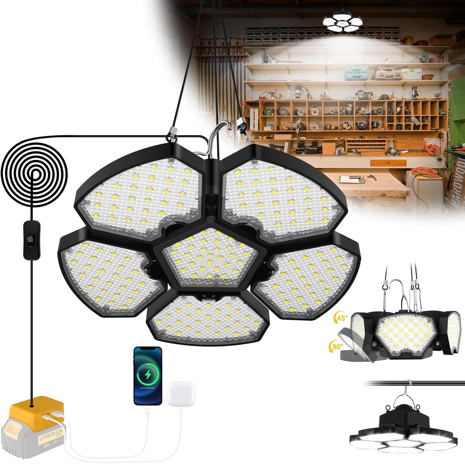 Battery Operated Shed Light Ou - Outdoor Camping Jobs avaliação e preço