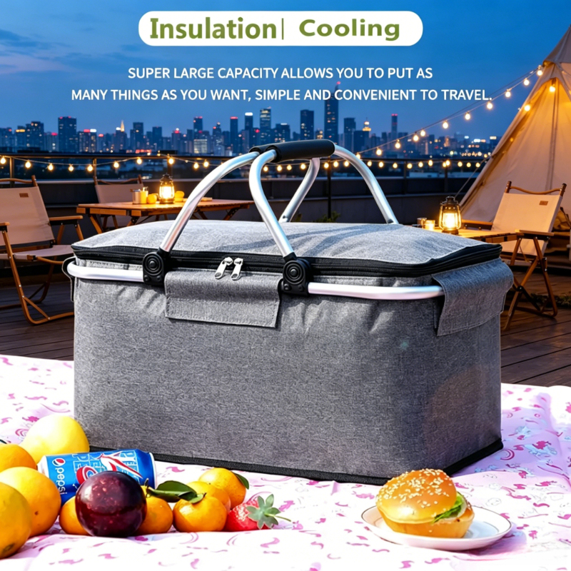 Foldable Large Capacity Insula - Outdoor Camping Folding Storage Box avaliação e preço