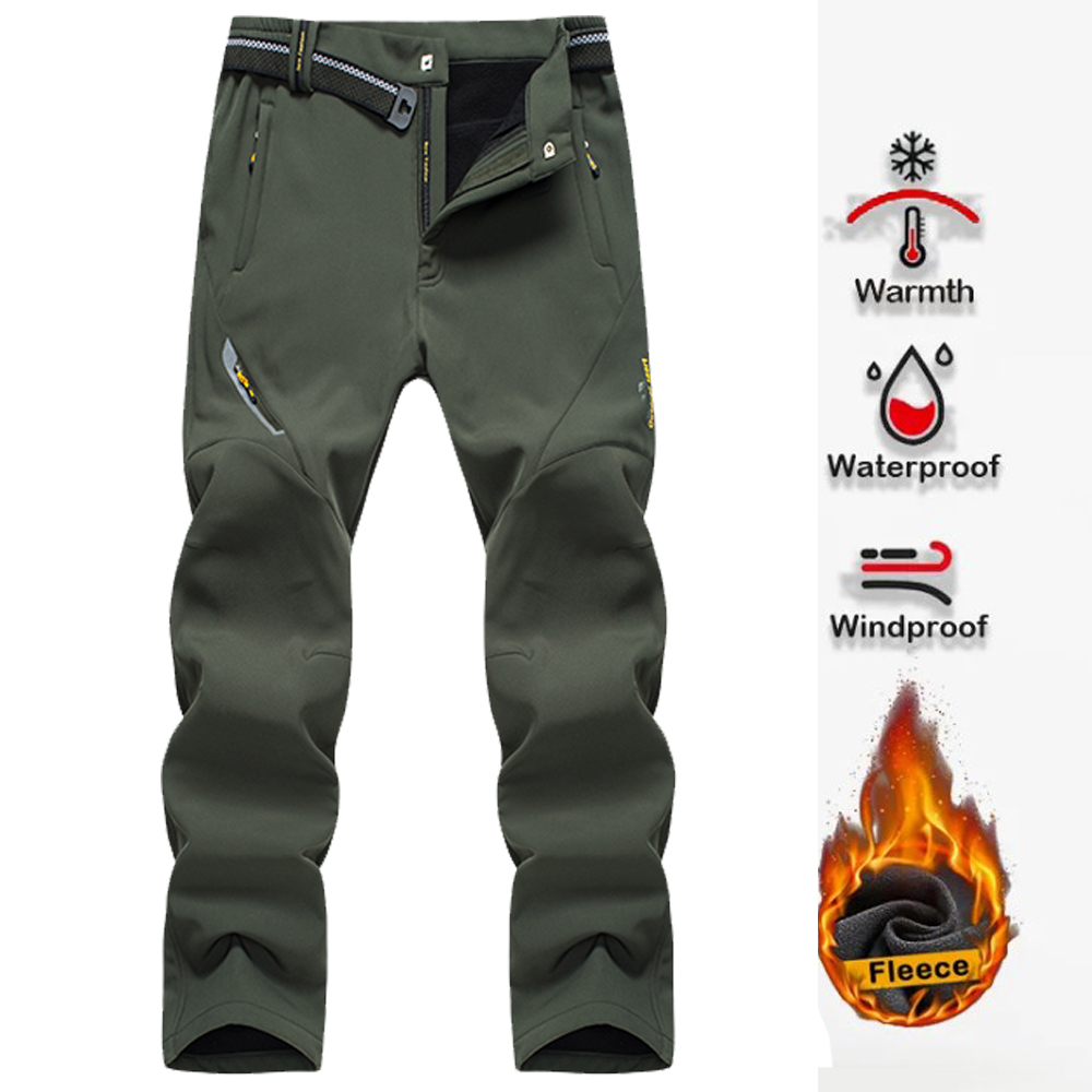 Men's Hiking Pants Softshell O - Outdoor Camping Winter avaliação e preço