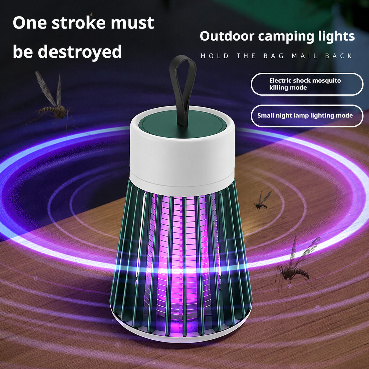 Electric Mosquito Killer Lamp  - Outdoor Camping Bug Zapper avaliação e preço