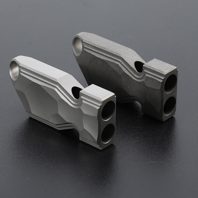 EDC Titanium Alloy Double-tube - Outdoor Camping Youtube avaliação e preço