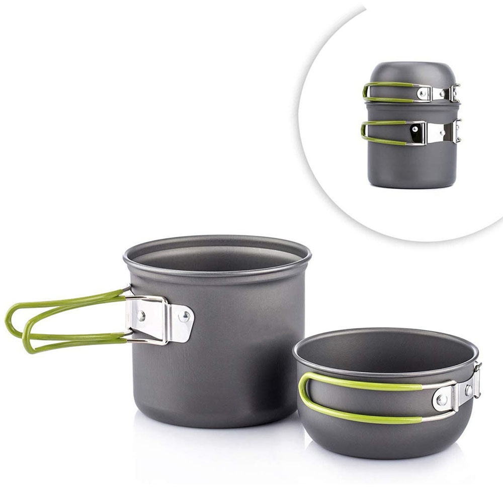 Ultralight Camping Pots Cookwa - Outdoor Camping Dining Set avaliação e preço
