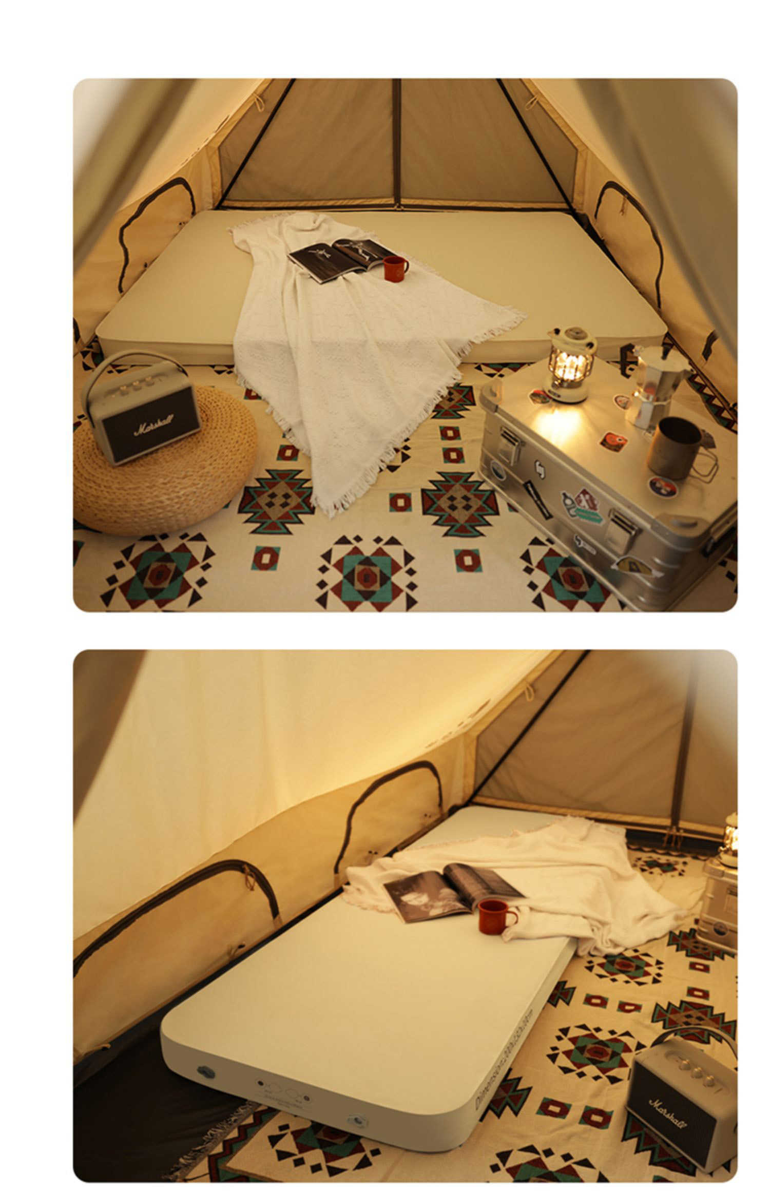 Inflatable Sleeping Bed Air Ma - Outdoor Camping Beds For Sale avaliação e preço