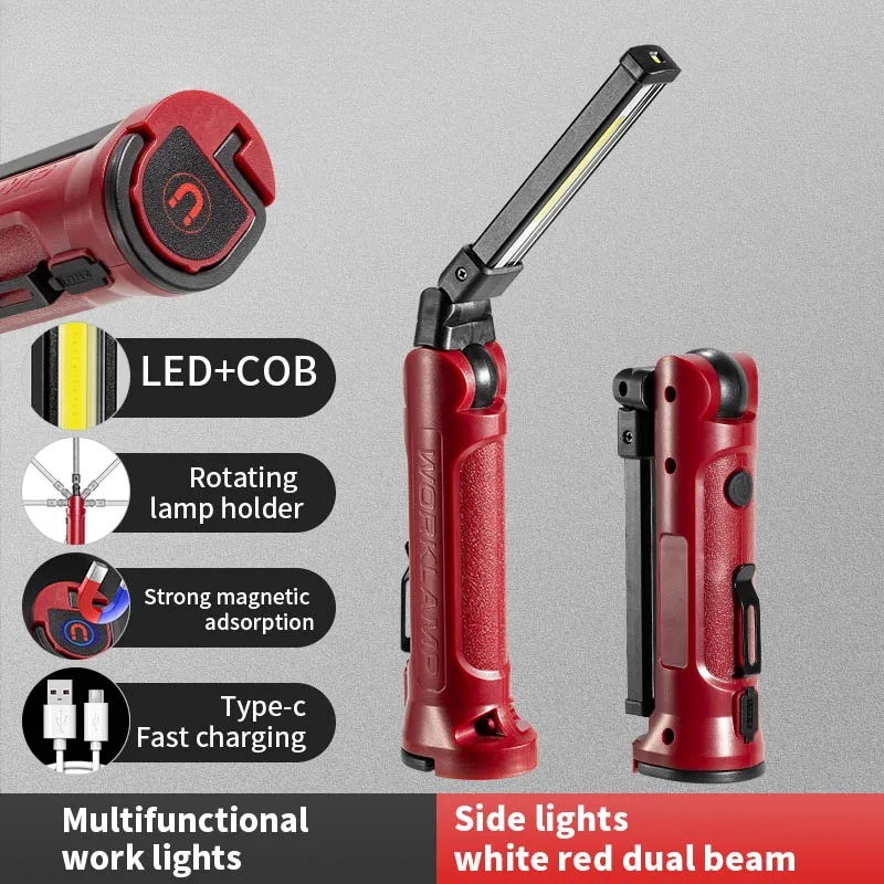 COB LED Work Light Rechargeabl - Outdoor Camping Adventure Lamp avaliação e preço