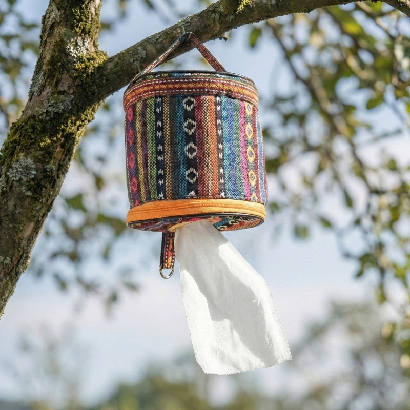 Folding Tissue Box Outdoor Cam - Outdoor Camping Folding Storage Box avaliação e preço