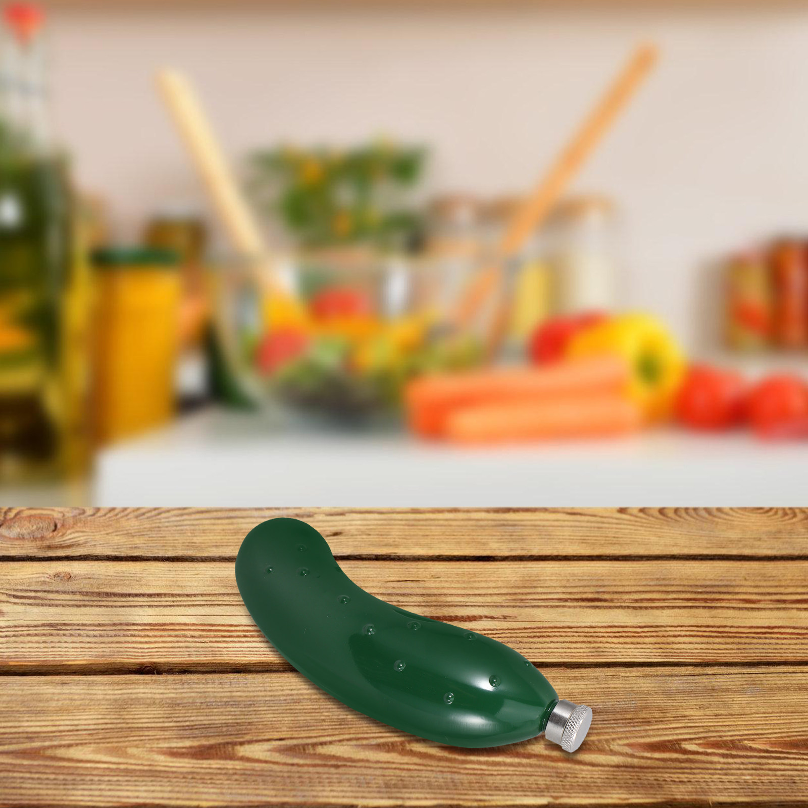 Stainless Steel Cucumber Shape - Outdoor Camping Water Jug avaliação e preço