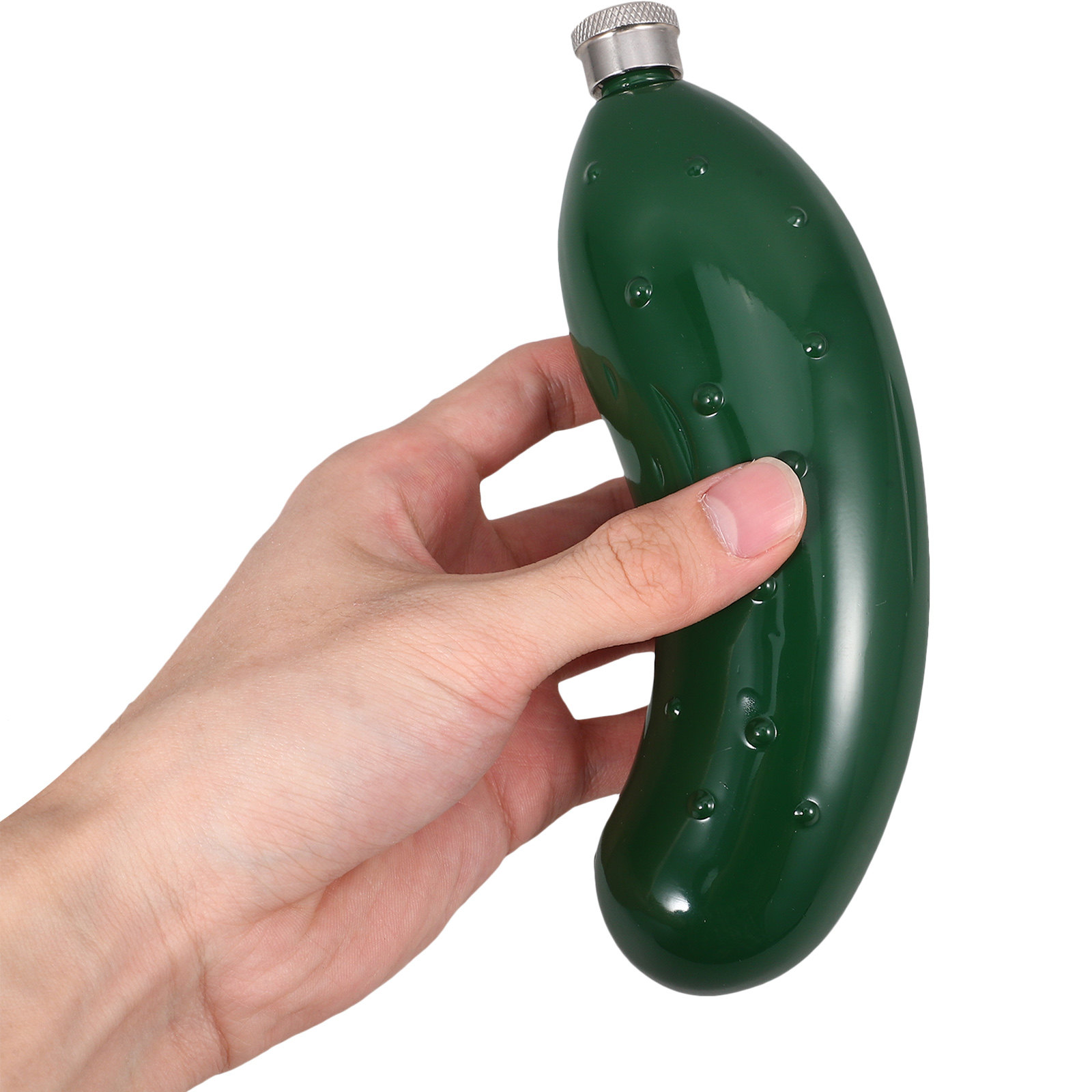 Stainless Steel Cucumber Shape - Outdoor Camping Water Jug avaliação e preço