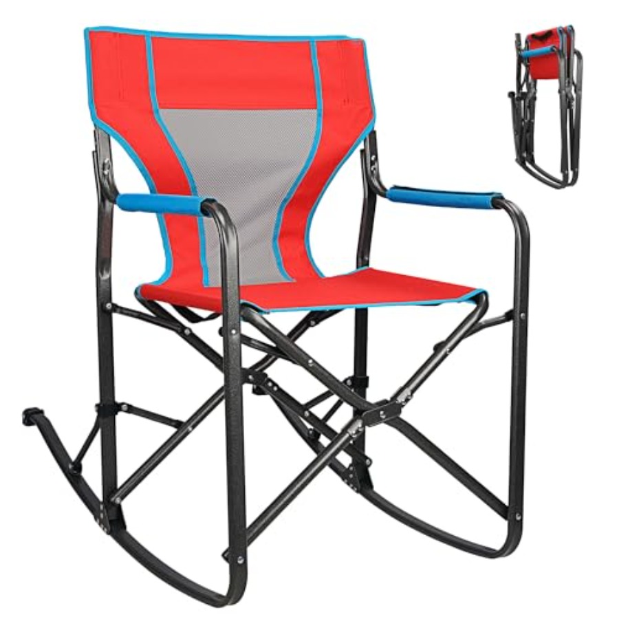 Oversized Rocking Camping Chai - Outdoor Camping Rocker avaliação e preço